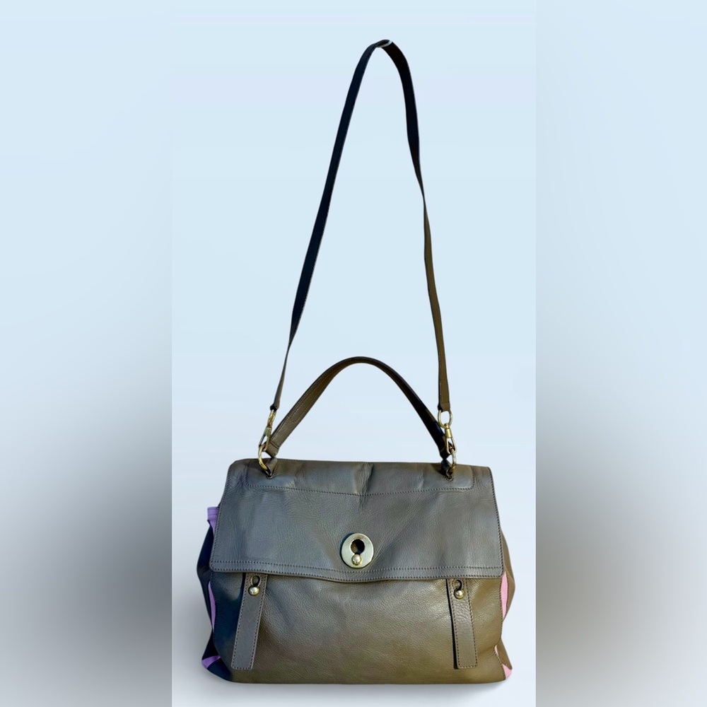 Yves Saint Laurent (YSL) Muse Large Leather Satchel – Shoulder Strap Included